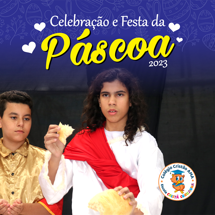 Celebrando a Páscoa na Escola Cristã Corujinha